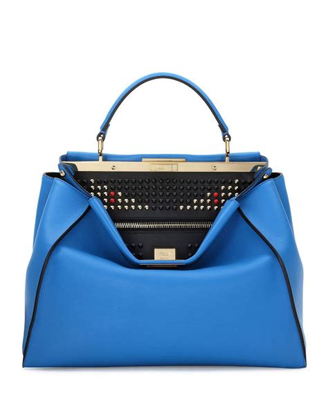 fendi peekaboo monster blue|Fendi peekaboo price euro.